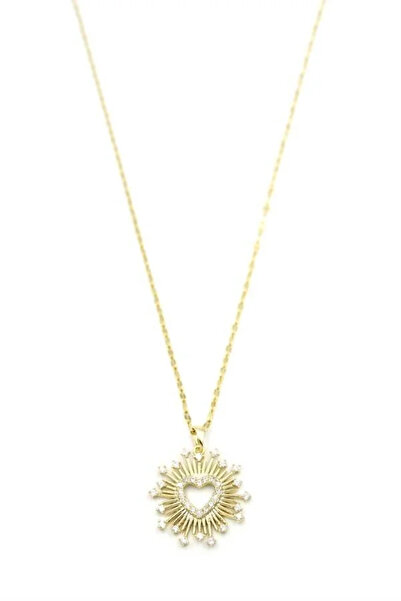 Marsilyan Nvdn- Ieg - Heart Necklace - Gold Iegrs-Nvdn1