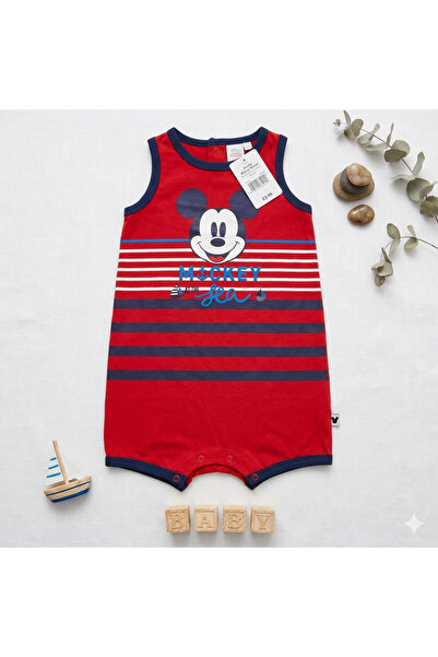 Victorino Sleeveless Baby Romper, Disney Mickey Mouse – Summer Striped Sailor...