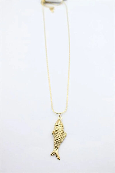 Marsilyan Nvdn- Ieg - Fish Necklace - Gold Iegrs-Nvdn1