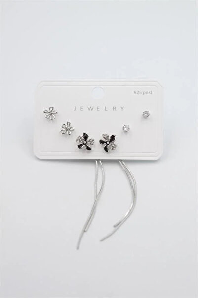Marsilyan Nvdn- Ieg - Multiple Set Earrings - Silver Iegrs-Nvdn1