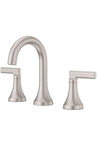 Yıldızan Terra Organik Vedra Bathroom Sink Faucet, 8 Inch Widespread, 2 Handl...