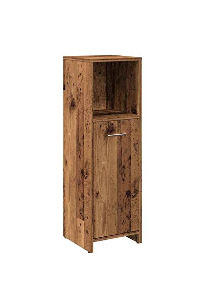 vidaxl Dulap de baie, lemn vechi, 30x30x95 cm, PAL