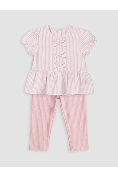 LC Waikiki Lcw Baby Striped Baby Girl Set