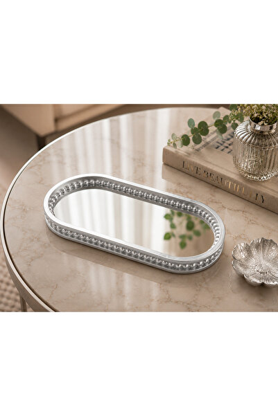 Sabletscrafts Durable Plexiglass Mirrored Decorative Stone Powder Tray – Hand...