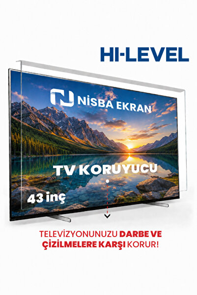 Hi-Level 43 Inç 109 Ekran Uyumlu Tv Ekran Koruyucu