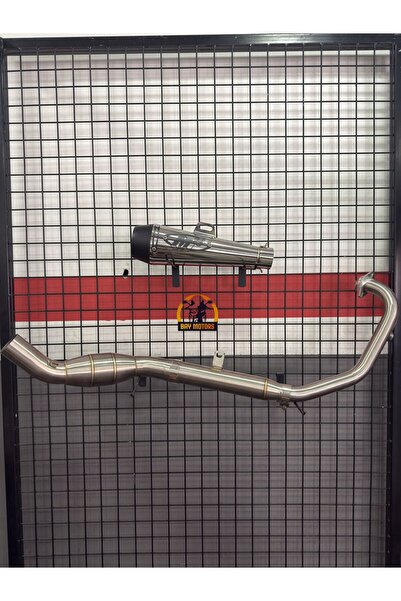 BAY CF MOTO NK250 VE SR250 HEADERS+ NİKELAJ M4 EGZOZ SUSTURUCULU SET 51MM
