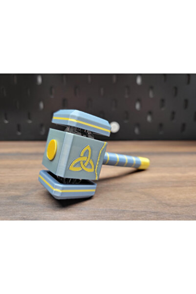 Printona Viking Mythology Thor Hammer Mjolnir 360 Rotatable Spining Clicker K...