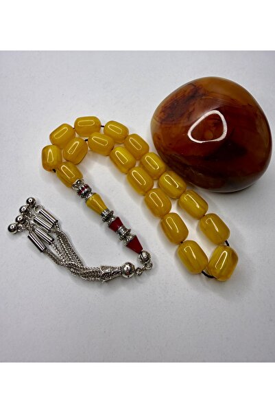 İskenderun Tesbihcilik Handmade Nakkaş İmame Ottoman Grandson's Squeeze Amber...