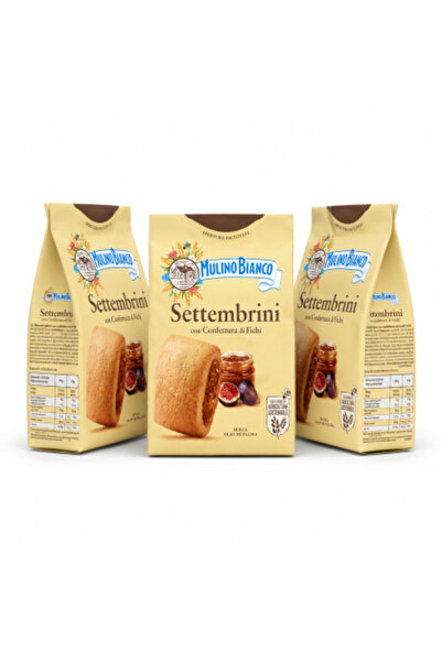 Mulino Bianco Set 3 x Biscuiți Settembrini cu gem de smochine, 300 g/bucată, ...