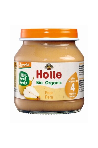Holle Organic Puree, Pear, 125 g