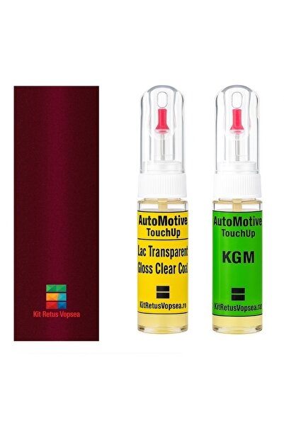YLKRS AUTOMOTIVE Kit retus vopsea touch-up KGM Torres KGMRAV (Cherry Red), KG...