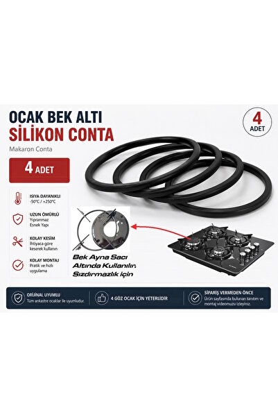univercal ızgara cam ocak alt sac conta makaron takımı