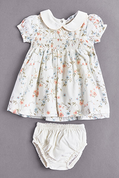 R&B Printed Flared Dress with Bloomers