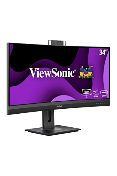 ViewSonic VG3457CV 34 inç UWQHD 21:9 Kavisli Video Konferans Bağlantı Monitör...