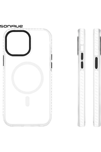 Other Magnetic Maghard Pro Sonique Case for Apple iPhone 14 Pro Max White