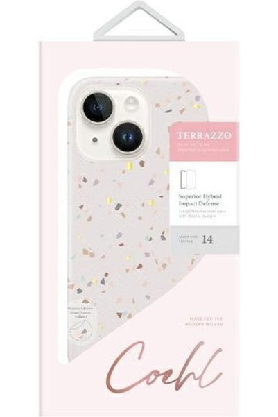 uniq Coehl Terrazzo Πίσω Κάλυμμα Σιλικόνης Ψαμμίτης (iPhone 14) Κωδικός: UNIQ812