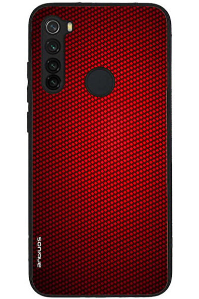 Other Θήκη Sonique Carbon Series Xiaomi Redmi Note 8 Redmi Note 8 2021 Κόκκινο