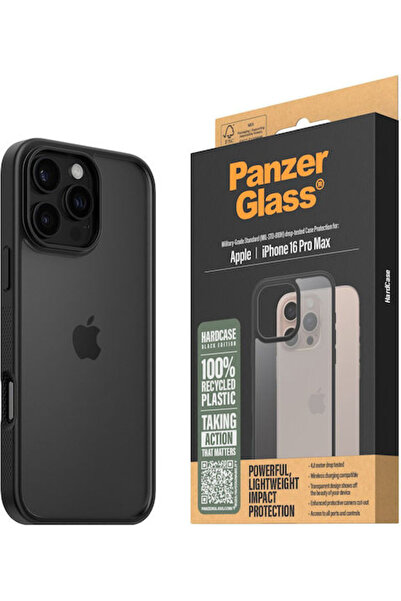 Panzer Glass PanzerGlass Σκληρό Πλαστικό Μαύρο Πίσω Κάλυμμα (iPhone 16 Pro Ma...