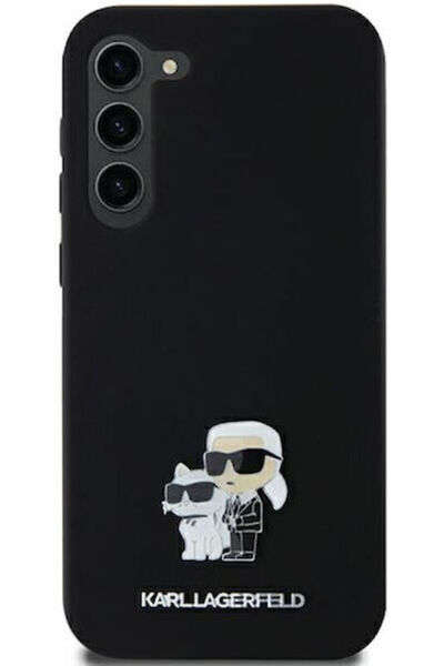 Karl Lagerfeld Karl&Choupette Πίσω Κάλυμμα Πλαστικό / Σιλικόνης Μαύρο (Karl L...