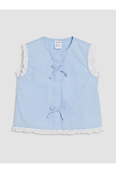 LC Waikiki Girl's Blouse with Bow Detail
