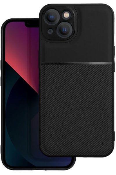 Forcell Noble Μαύρη Θήκη Πλάτης Σιλικόνης (iPhone 13)