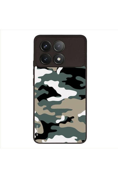 Other Θήκη Sonique Σειρά Στρατιωτικού Καμουφλάζ για Xiaomi Poco F6 Pro 5G Χακί