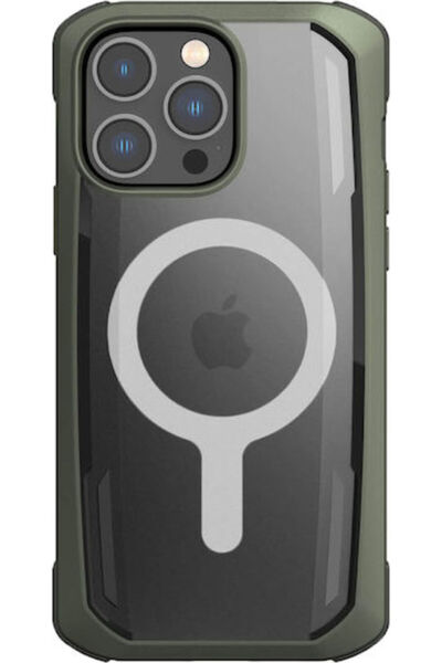 Raptic Husă de protecție spate din plastic verde (iPhone 14 Pro)