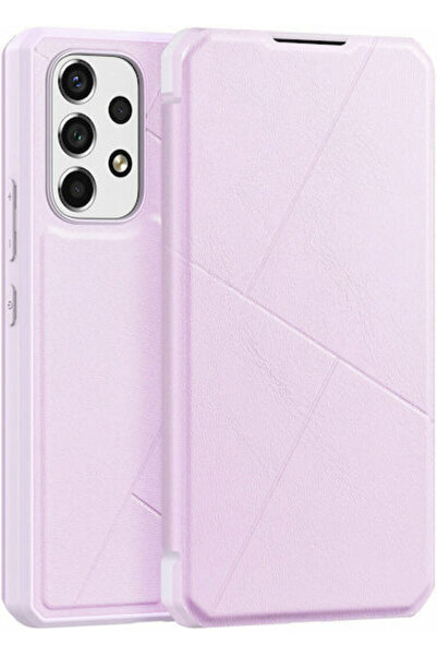 Dux Ducis Skin X Θήκη Βιβλίο από Συνθετικό Δέρμα Ροζ (Galaxy A73)