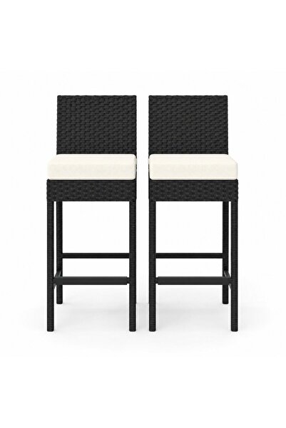 Garvee Modern Velvet Bar Stool with Sturdy Metal Frame, 65cm Counter Stool fo...