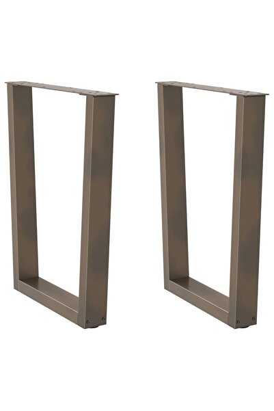 vidaxl Picioare de masă în formă de V, 2 buc., oțel , 70x(72-73,3) cm
