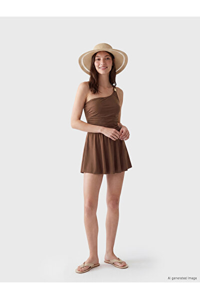 LC Waikiki Costum de baie de damă cu o singură bretea și fustă