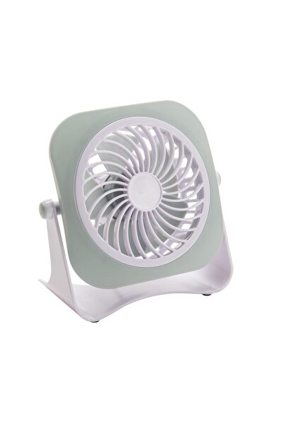EQUATION Mini Desk Fan, 3 W, USB, Green