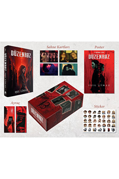 Tekhne Yayınları Sanat Kitabı + Düzenbaz - 7 Tutsak 1 Ölü (Ciltli - Kutulu) /...