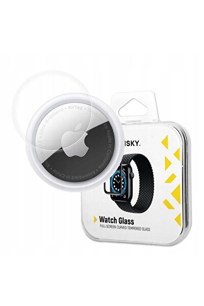 WOZINSKY Sticlă hibridă pentru carcasă Airtag cu protecție