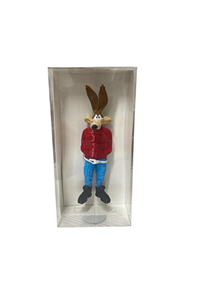 Vardem 16 cm Kolleksiyonluk Hediyelik Masa Üstü 3D Baskı coyote Fiğür 8494