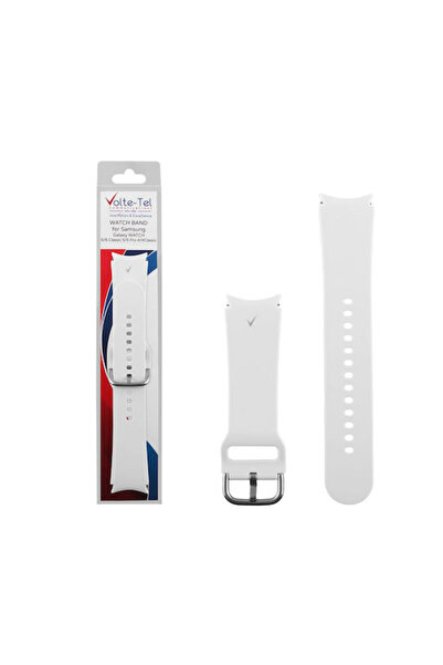 Other Λουράκι Volte-Tel Σιλικόνης Λευκό (Galaxy Watch4/5/6/7/FE/4 Classic/6 C...