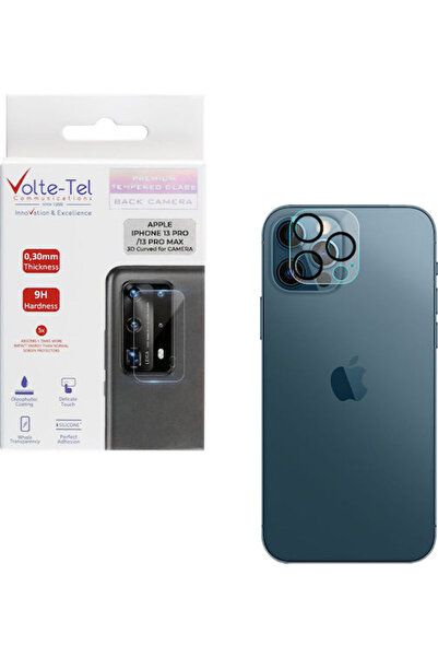 Other Volte-Tel 0.25mm 3D Καμπυλωτό Προστατευτικό Κάμερας από Σκληρυμένο Γυαλ...