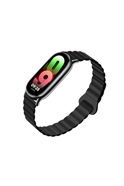 Forcell Λουράκι Σιλικόνης Μαύρο (Smart Band 8 / Smart Band 9)