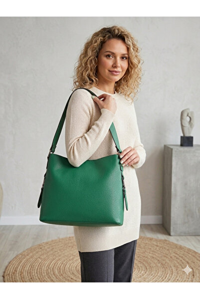 Doze Green Thick Strap Luxury Shoulder Bag