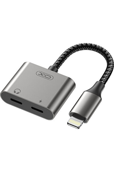 Xo Μετατροπέας Lightning αρσενικό σε Lightning θηλυκό Γκρι 1 τεμάχιο 16.005.0362