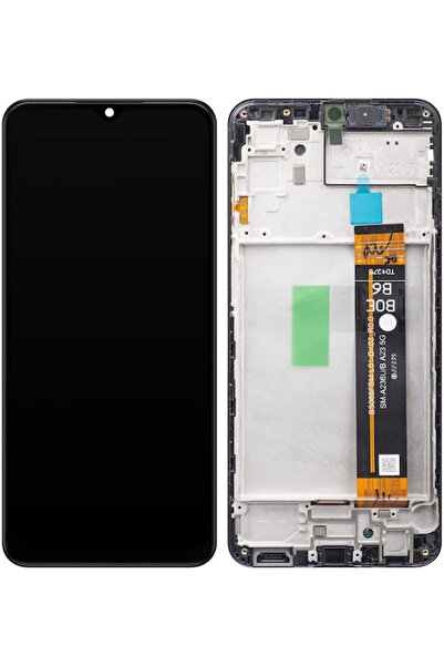 Samsung Οθόνη με μηχανισμό αφής για Galaxy A23 5G A236 (Μαύρο) Κωδικός: GH82-...