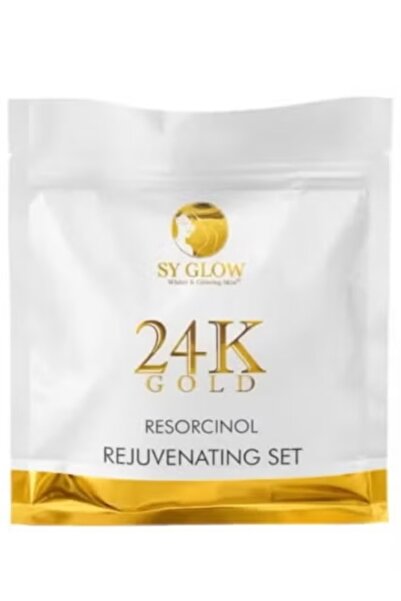 Sy Glow مجموعة ريزورسينول لتجديد البشرة بذهب عيار 24 قيراط