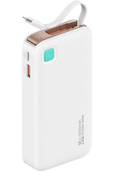 Usams CD225 Power Bank 10000mAh 20W με θύρα USB-A και θύρα USB-C Power Delive...