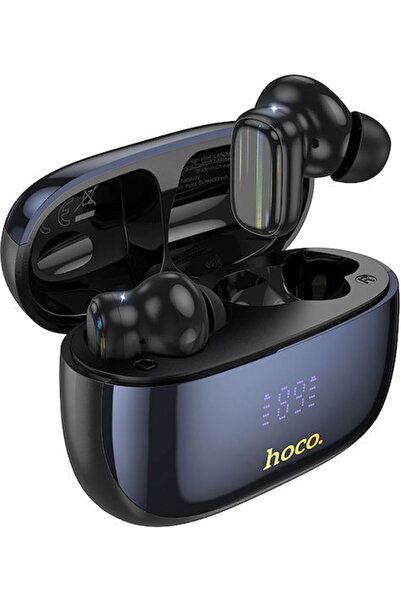 hoco. Hoco EQ20 Ενδοωτικά Ακουστικά Bluetooth Handsfree με Θήκη Φόρτισης Μαύρα