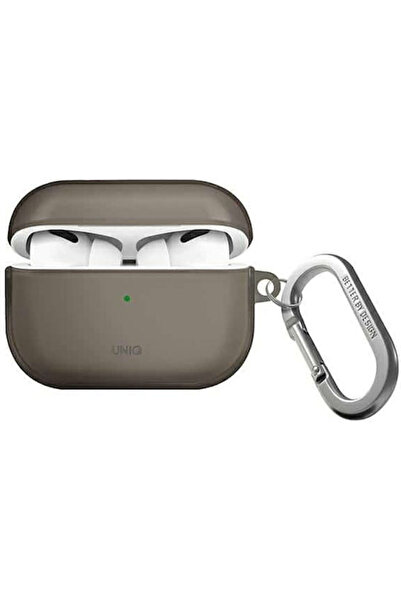 uniq Θήκη Glase με Γάντζο σε γκρι χρώμα για Apple AirPods Pro 2