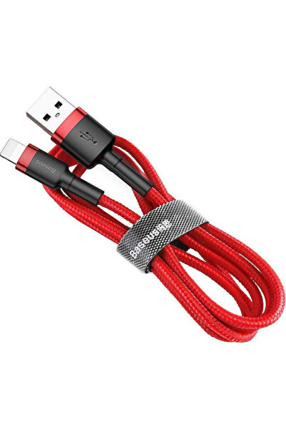 Baseus Cafule Έκδοση IP Πλεγμένο Καλώδιο USB-A σε Lightning Κόκκινο 0,5μ (CAL...