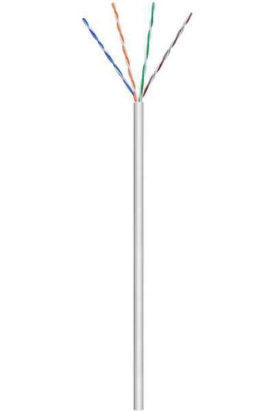 goobay Καλώδιο Ethernet U/UTP Cat.6 Gigabit Ατερμινοποιημένο 100μ Γκρι Κωδικό...