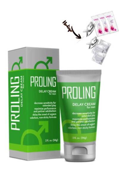 Doc Johnson Proling Erkekler İçin Cream 59 ml x 1 ad+ 3xHijyen Mendili-3x Tır...