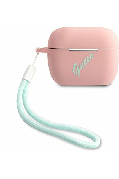Guess Βίντατζ Ροζ Θήκη Σιλικόνης για Apple AirPods Pro