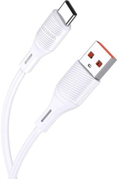 KAKUSİGA Καλώδιο USB 2.0 USB-C αρσενικό - USB-A 15W Λευκό 1μ (d-KSC-953-C-WH)
